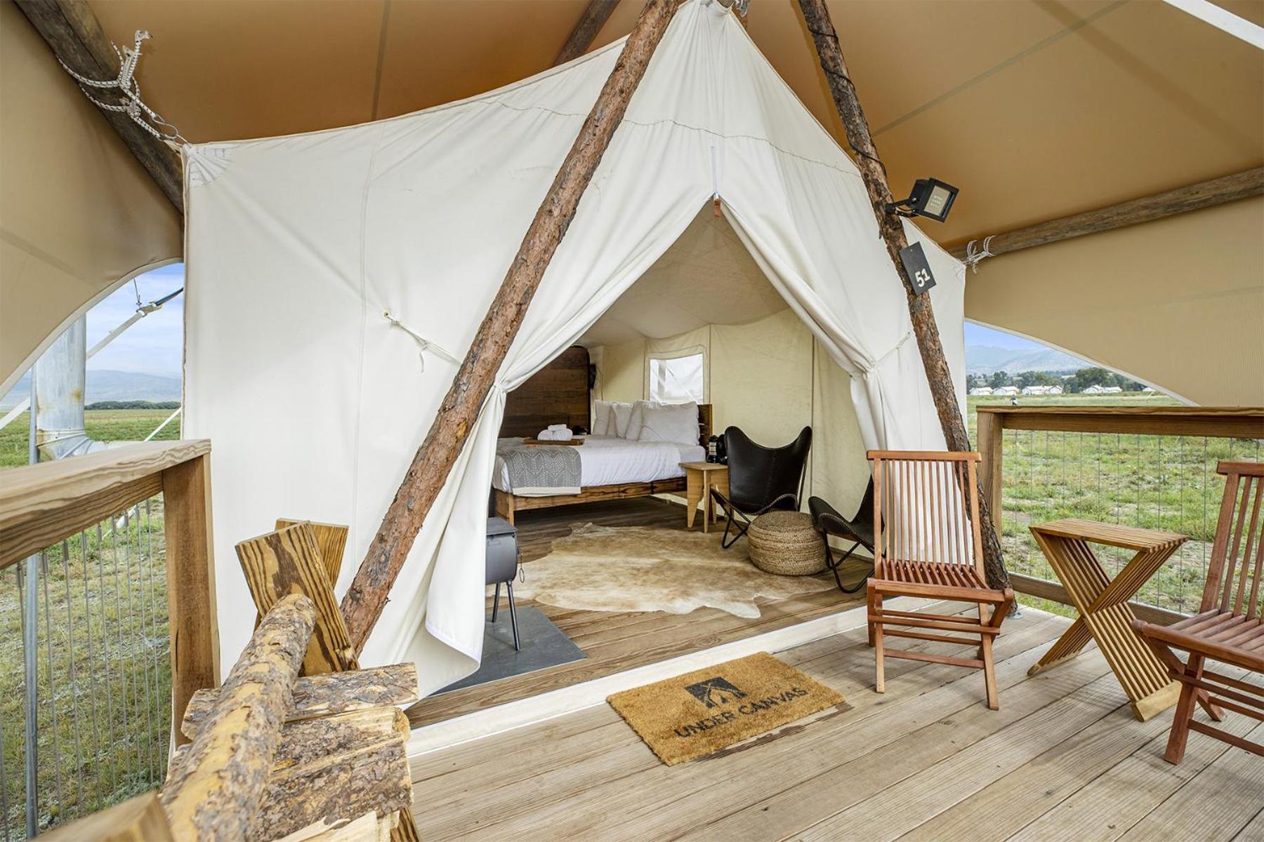 Under Canvas North Yellowstone - Paradise Valley Ливингстън Екстериор снимка