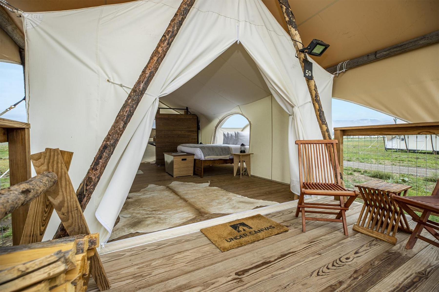 Under Canvas North Yellowstone - Paradise Valley Ливингстън Екстериор снимка