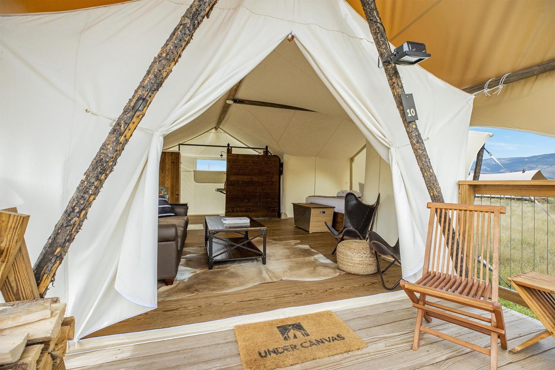 Under Canvas North Yellowstone - Paradise Valley Ливингстън Екстериор снимка