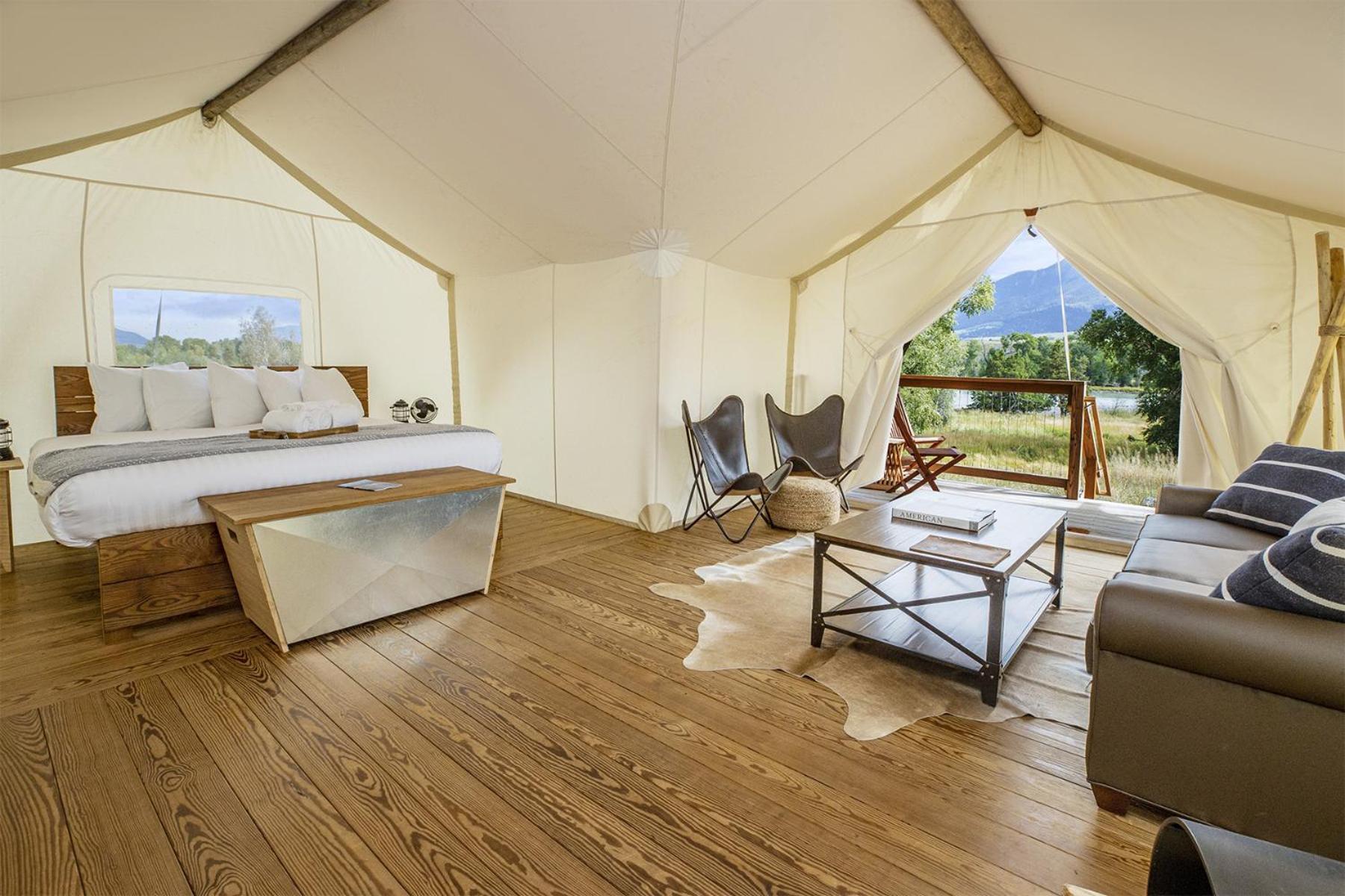 Under Canvas North Yellowstone - Paradise Valley Ливингстън Екстериор снимка